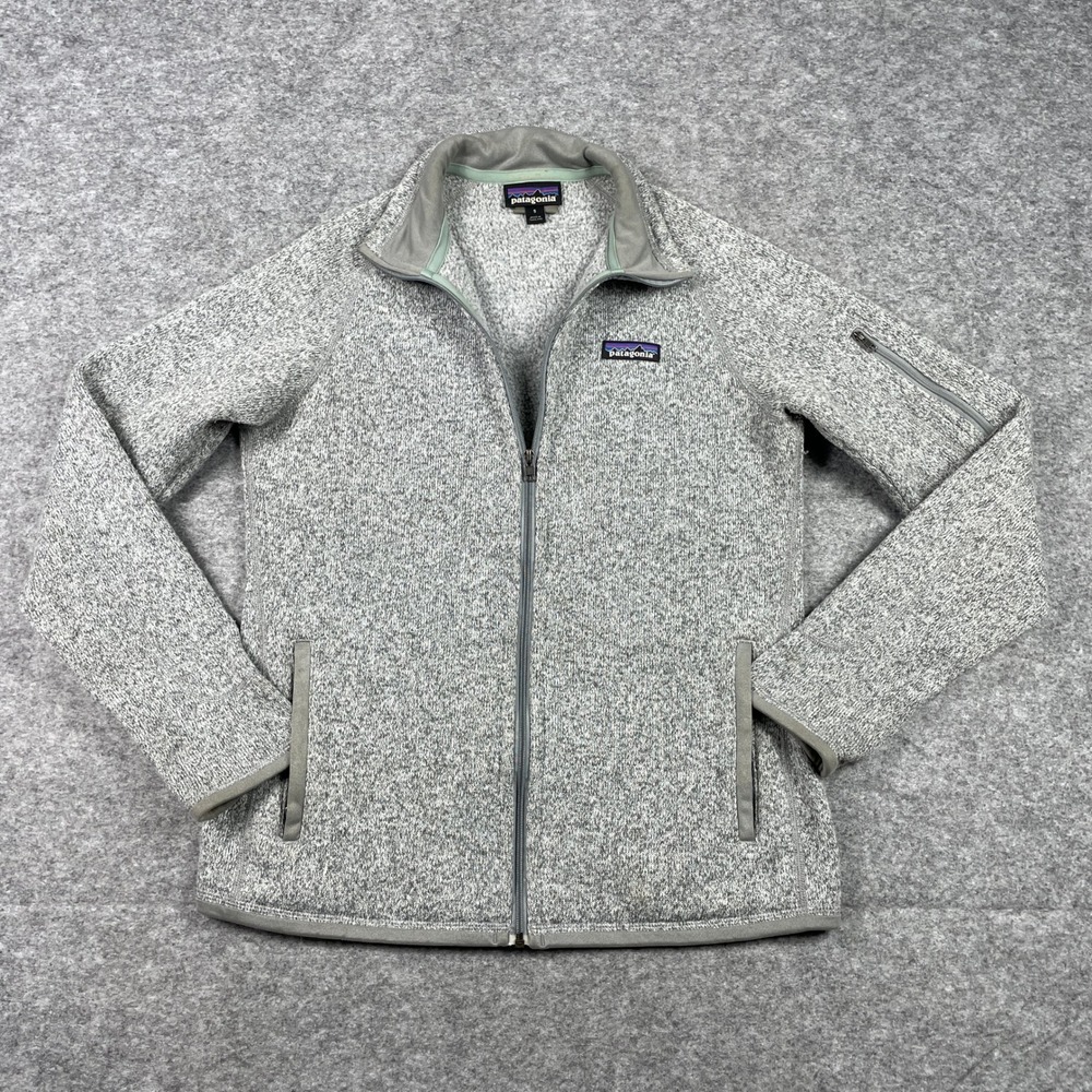 Patagonia Better Sweater Jacket Womens S Gray Full Zip Fleece Outdoor 25542 SP18